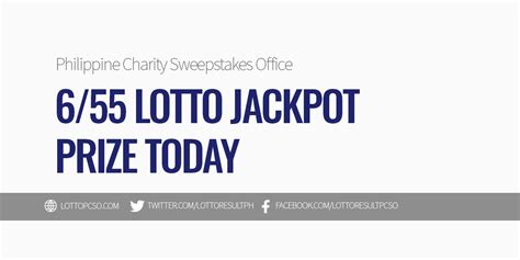 6/55 jackpot prize today